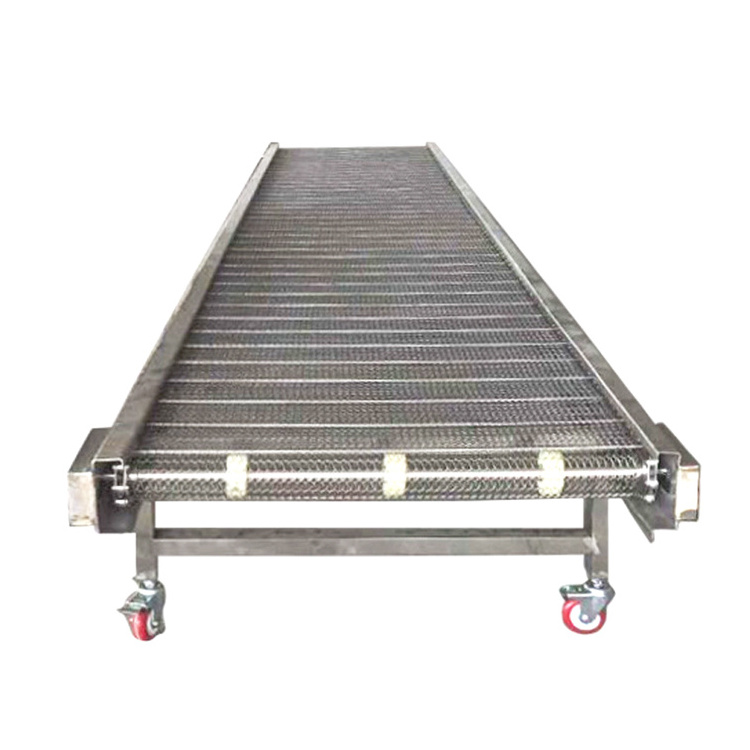 Custom Made Manufacturer Supply Stainless Steel 2 M Food Industry Price Conveyor Belt