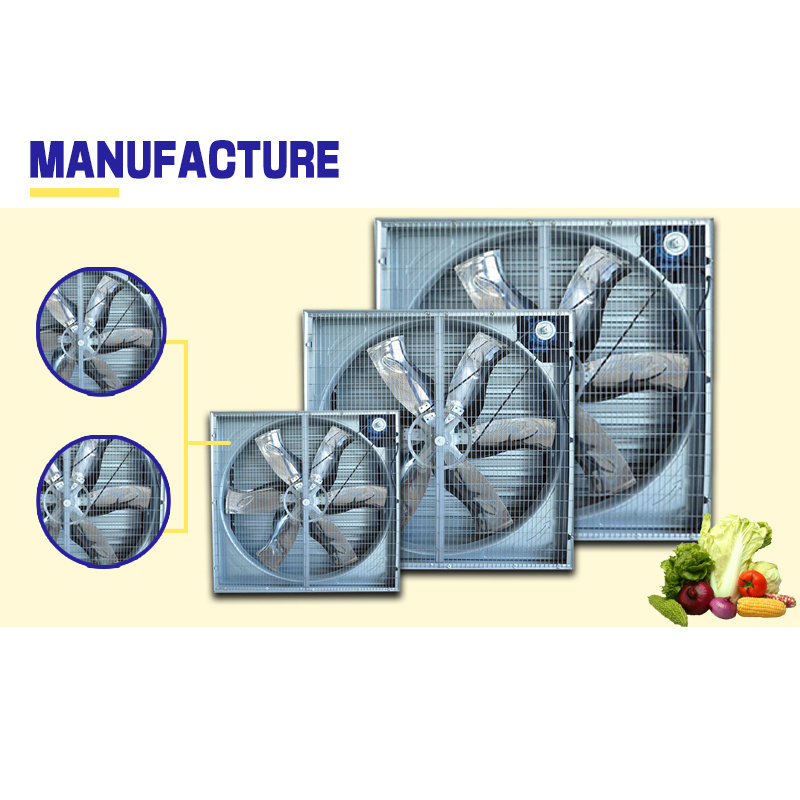 CUSTOMIZABLE square 10000 30000 cfm temperature controlled national industrial all weather exhaust fan for cooling air 600mm