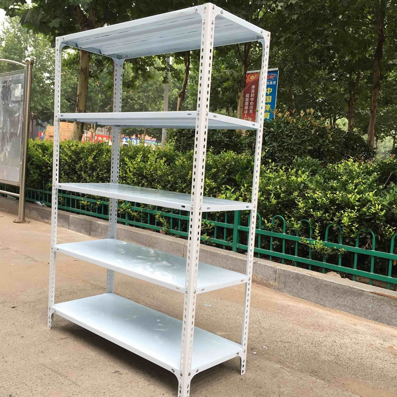 Through column storage rack multi layer floor to ceiling balcony storage commercial supermarket steel storage