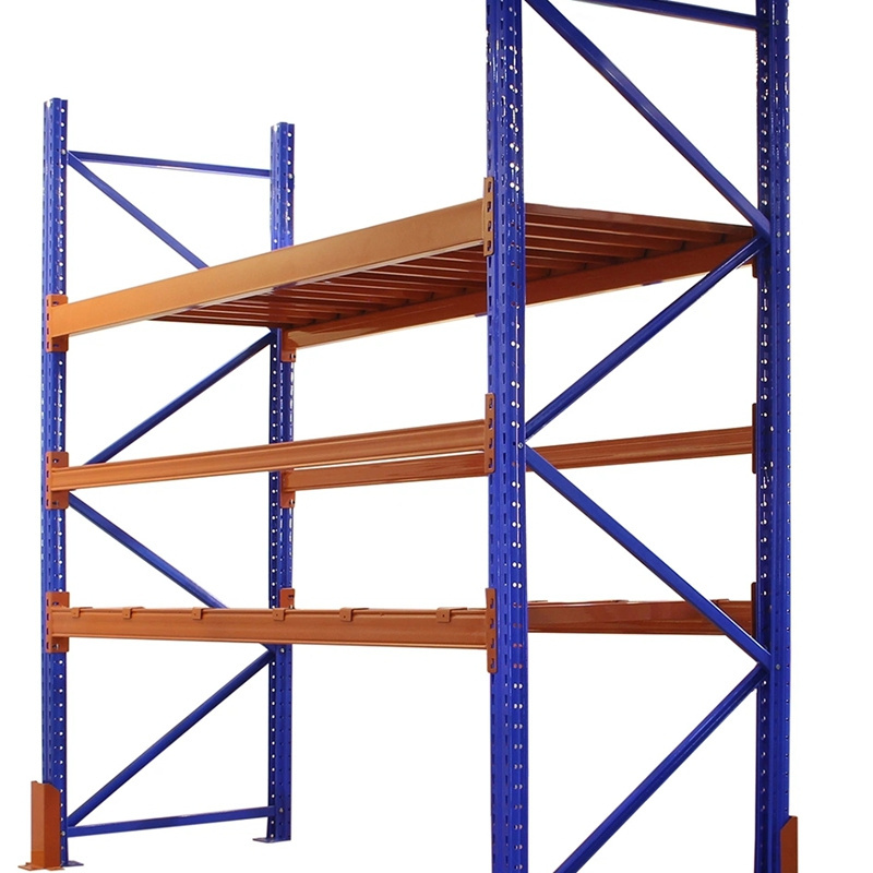 Heavy duty shelf beam type pallet rack warehouse factory thickened design planning large shelf customization