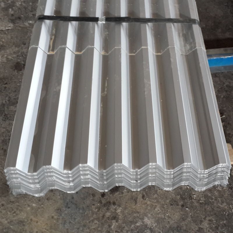 Hot dipped T shape  0.2 to 1.0mm GI GL galvanized steel metal corrugated sheets roofing plate