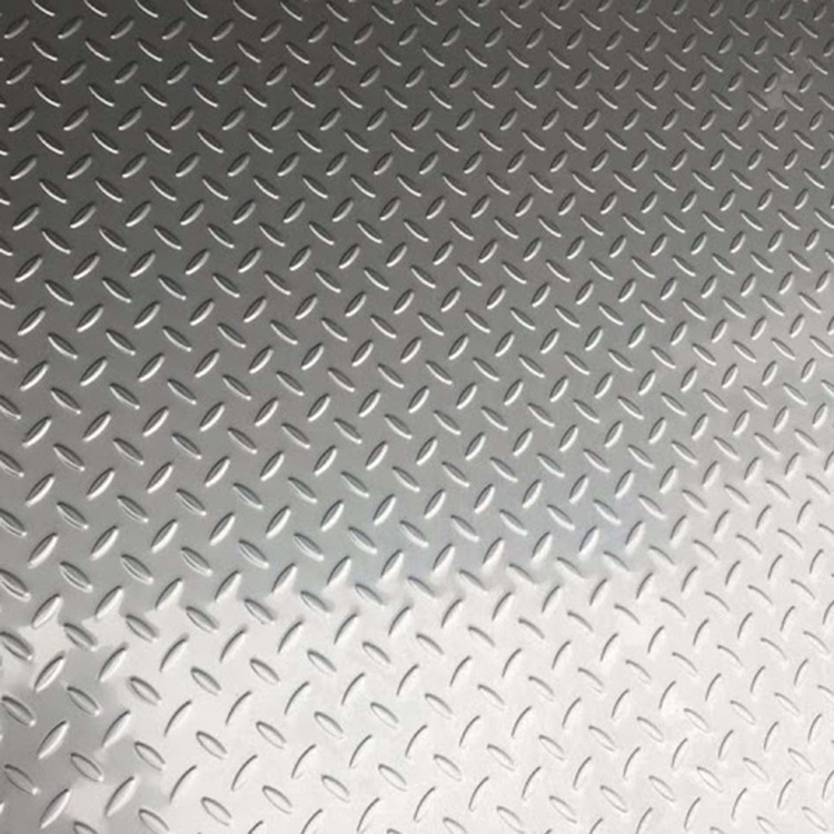 ASTM SUS 410 Stainless Steel Sheet Tear Drop Diamond Stainless Steel Checkered Sheet 304 316 Chequered Steel Plate