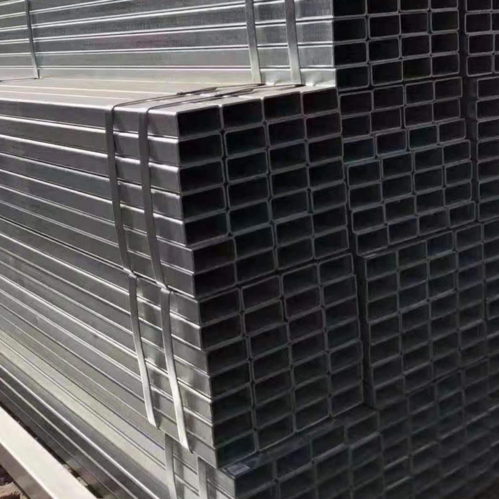 SHS Round Pipes and Tubes and Rectangular Steel Seamless Steelzed Sqseamless RHS Hollow Section 100*100 Mm Galvanized ASTM ERW