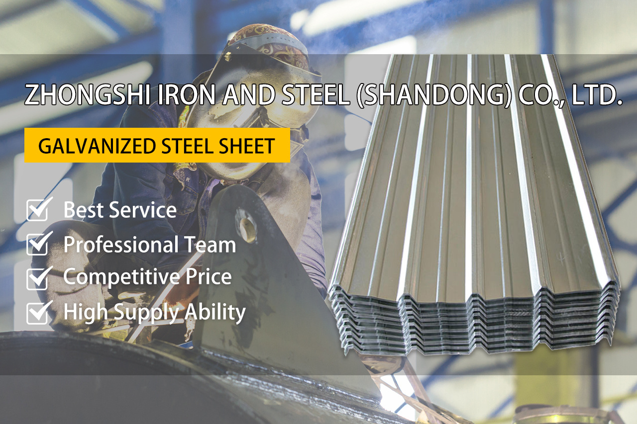 Hot dipped T shape  0.2 to 1.0mm GI GL galvanized steel metal corrugated sheets roofing plate