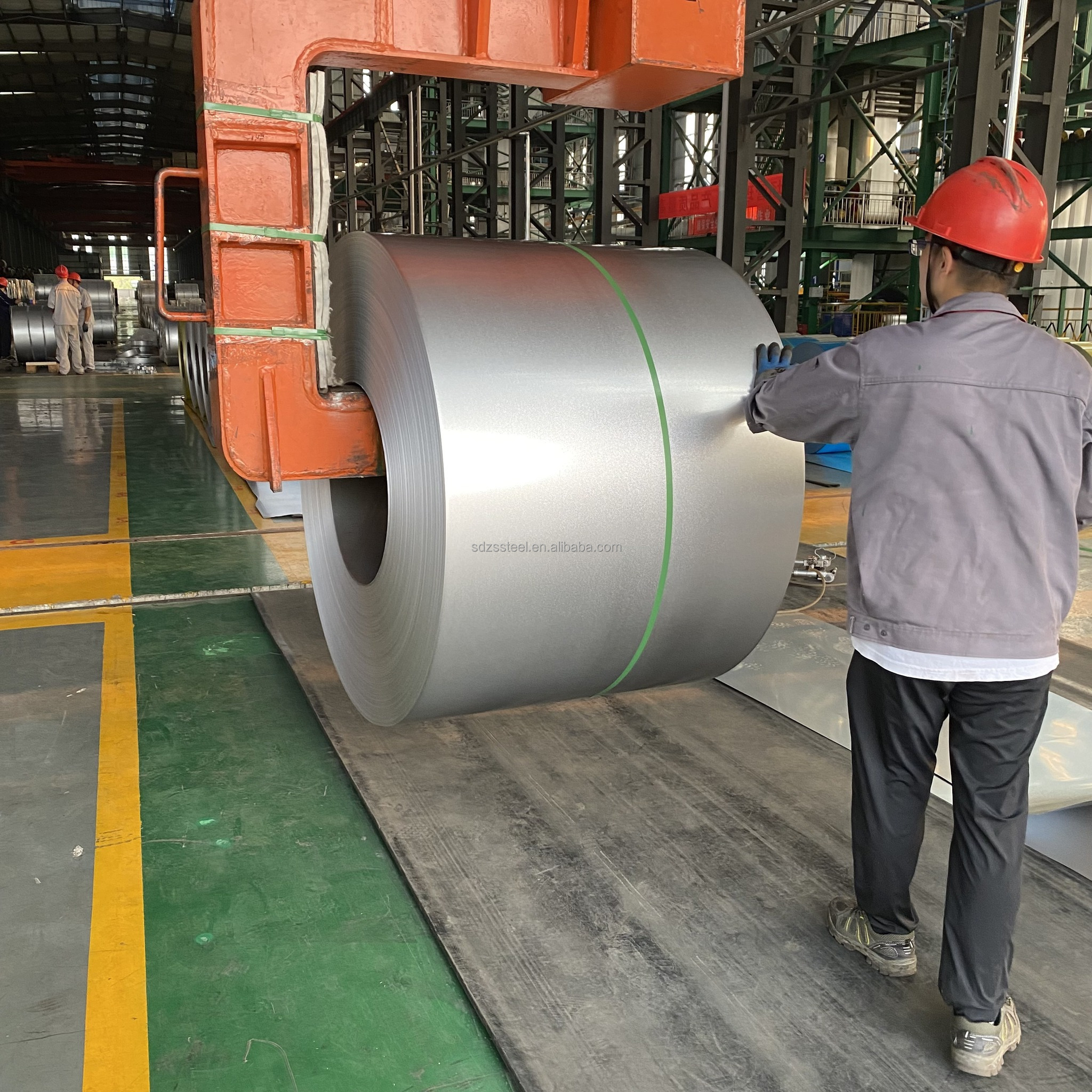 From SHANDONG ZHONGSHI Coil AZ150 Aluzinc Galvalume Steel Zinc Plates Meter Price ASTM Galvanized Steel Price Per Ton Full Hard