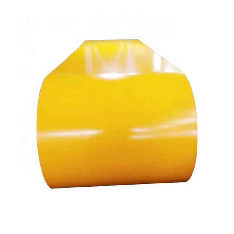 Product galvanized steel coil yellow RAL color ppgi ppgl coils for roofing sheets