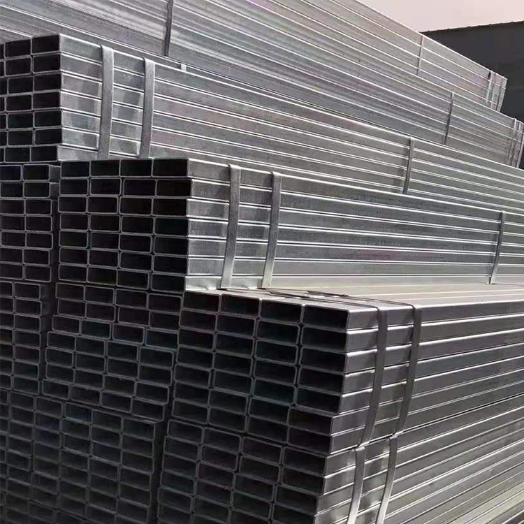 SHS Round Pipes and Tubes and Rectangular Steel Seamless Steelzed Sqseamless RHS Hollow Section 100*100 Mm Galvanized ASTM ERW