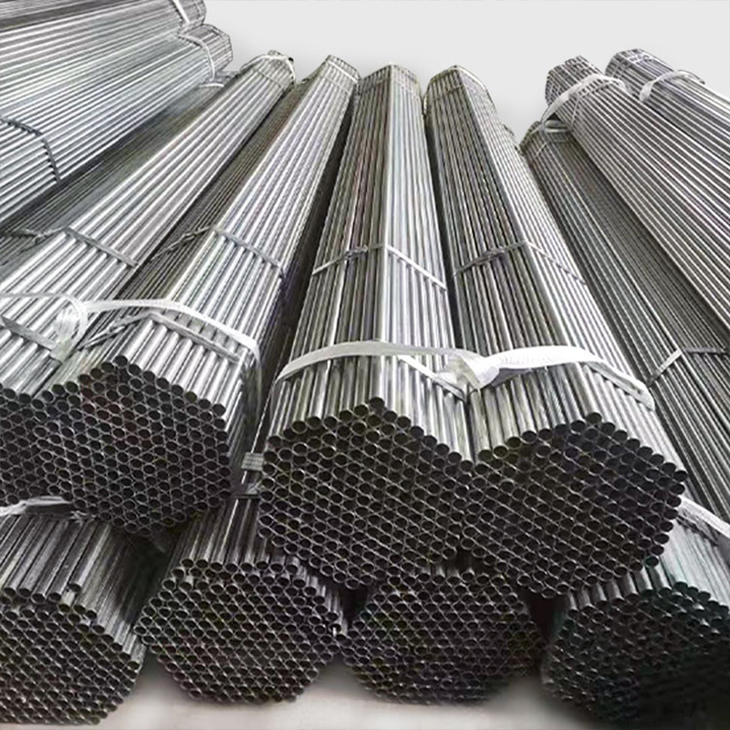 75*75 mm zinc coating Z275g gi round pipe Hot dipped galvanized  CRS Circular hollow section pre painted  steel round pipe tube