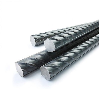 HRB400 HRB500E Ribbed Corrugated Carbon Steel Rebar Straight Iron Reinforcing Hot-Rolled ASTM A615 Cutting Punching Decoiling