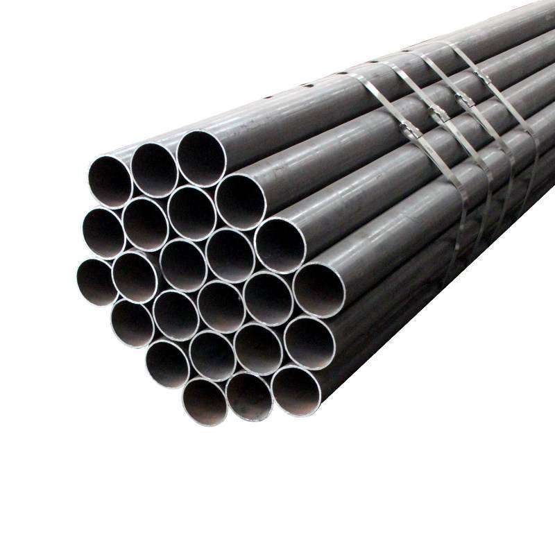 Hot Rolled Iron Pipe Carbon Steel Tube MS Seamless Steel Pipe Manufacturers ASTM A516Gr70 API Oil Pipe 12m Length GB Standard