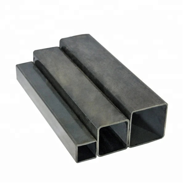 High quality Black Hollow Section Carbon Steel Pipe Q235 Square Metal Tube hot rolled seamless Carbon Steel Tube