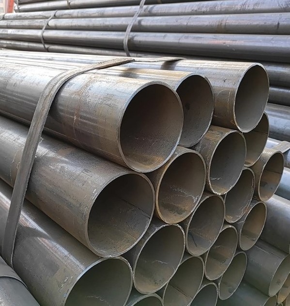 ASTM A53 A36  ERW carbon steel iron pipe welded black steel pipe for building material