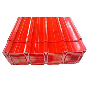 Hot Dipped Prepainted Metal Roofing Color Coated Corrugated Steel PPGI Roofing Sheet For House