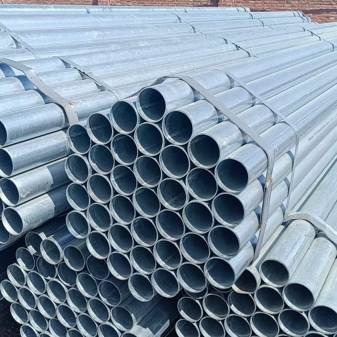 Scaffolding Tubes Construction Pipe Corrugated Galvanized Round Steel Pipe Pre-galvanized Scaffold Tube Erw Steel Pipes