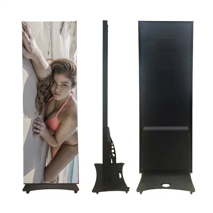 Screen Digital Hd Poster Stand LED Screen P2 LED Totem/p2.5 Indoor Floor Standing IP67 LCD 4K SDK Indoor Black Led Video Wall 2G