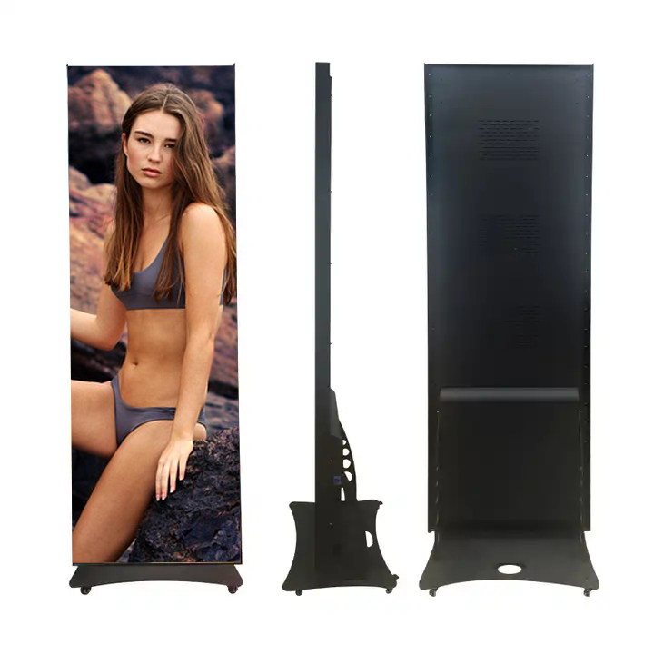 Screen Digital Hd Poster Stand LED Screen P2 LED Totem/p2.5 Indoor Black Floor Standing IP67 LCD 4K SDK Indoor Led Video Wall 2G