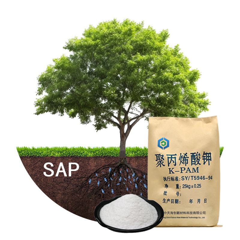 Agriculture Hydrogel acrylate potassium polyacrylate Superabsorbent Polymer With Low Price