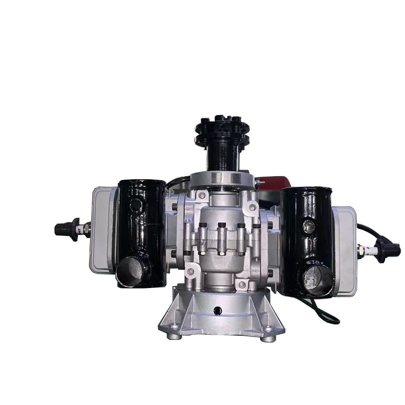 ZT350  drone gasoline engine 350CC two-cylinder two-stroke natural air cooled hand start 350CC displacement