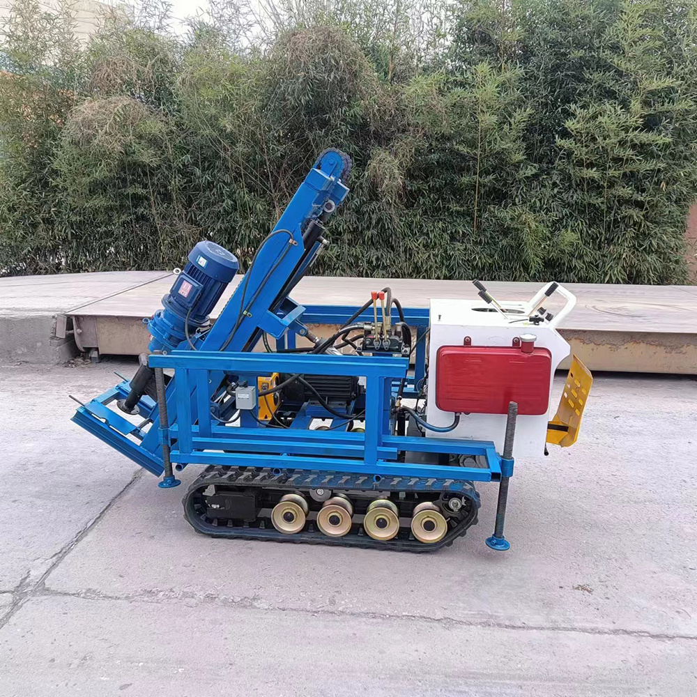 Small Household Electric Drilling Machine Hydraulic Drilling Rig 100m 150m Portable Water Well Rig