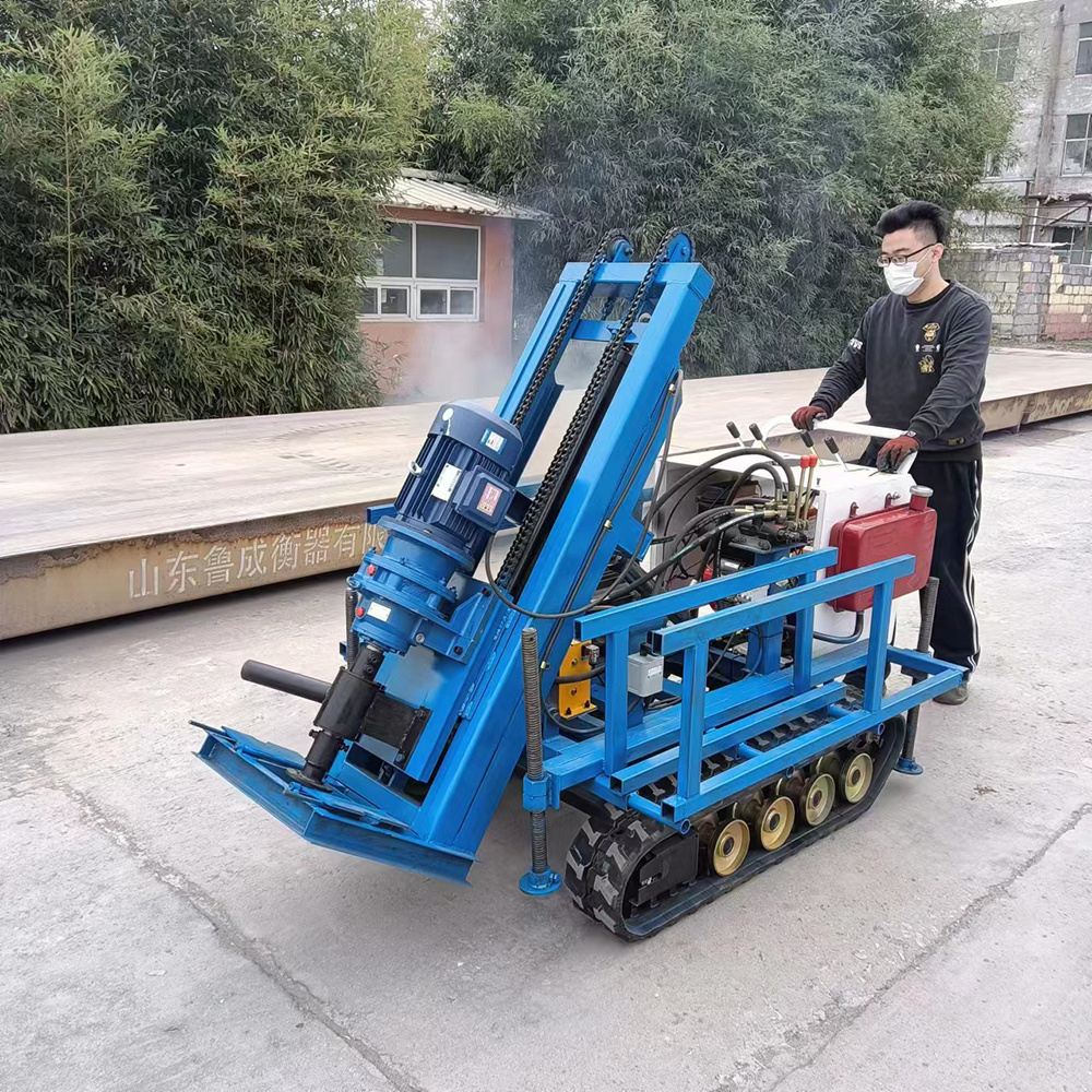 Small Household Electric Drilling Machine Hydraulic Drilling Rig 100m 150m Portable Water Well Rig