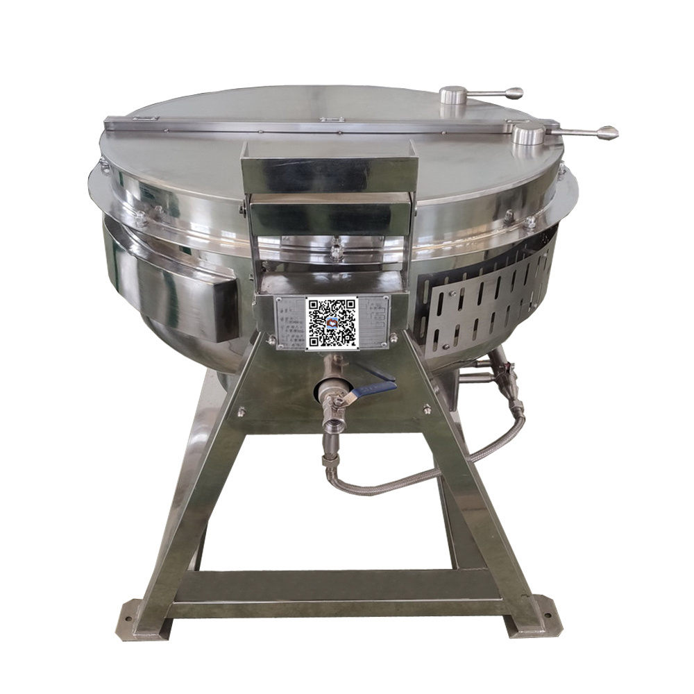 High-reliability Tiltable Cooked meat Congee bones Jacketed Kettle Industrial Kettle Stir Cooking Pot Strawberry Jam Cooking Pot