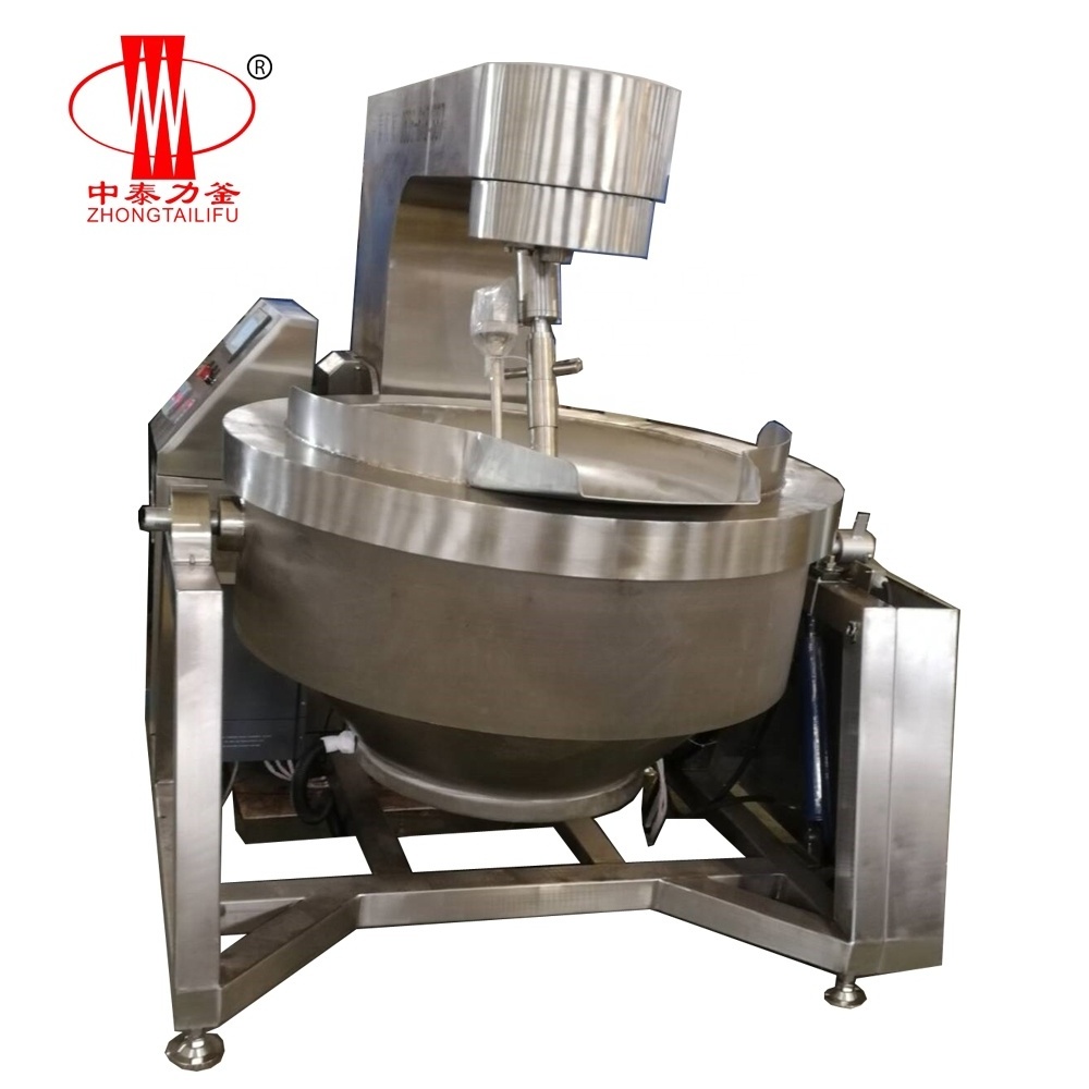 Automated steam jacketed kettle electric jacketed kettle  planet jacket kettle planetary mixer machine