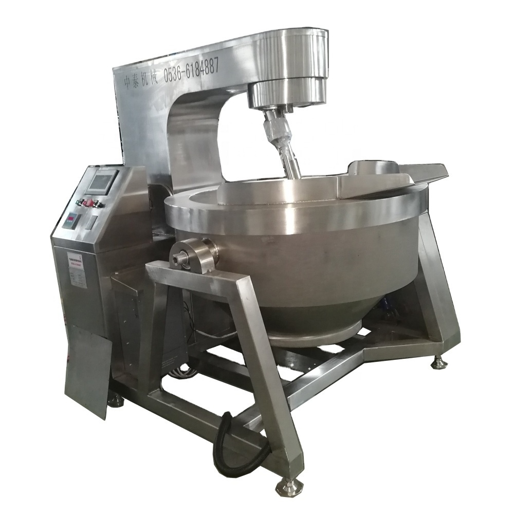 Jacketed Cooking Kettle With Planetary Mixer Cooking Jacketed Kettle With Mixer Planetary Mixer Machine