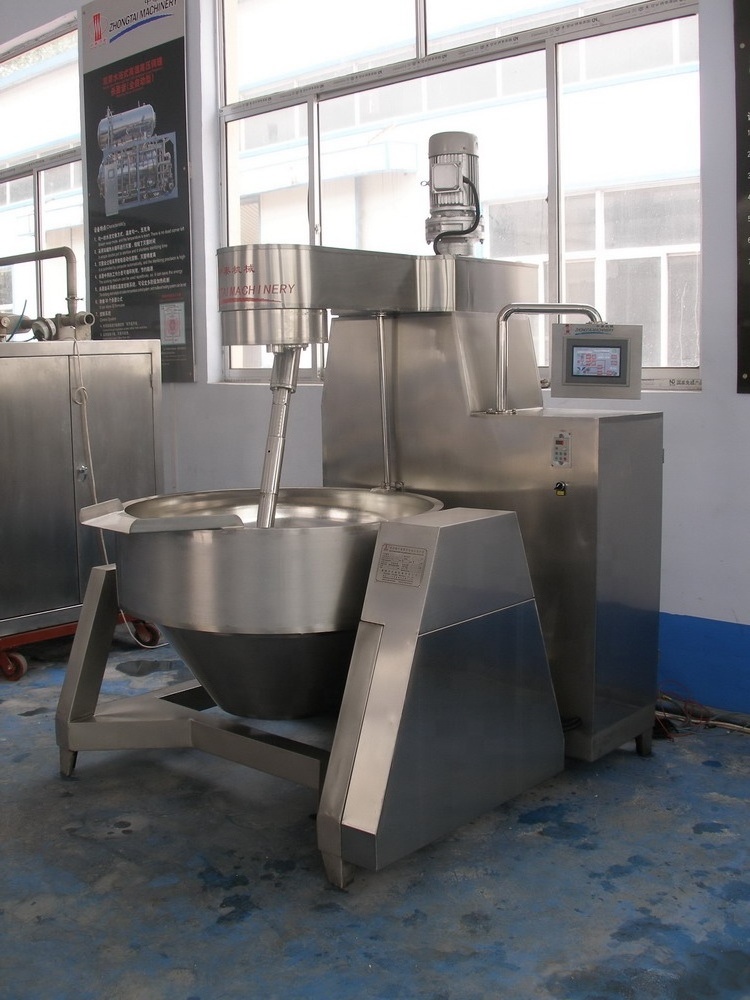 Jacketed Cooking Kettle With Planetary Mixer Cooking Jacketed Kettle With Mixer Planetary Mixer Machine