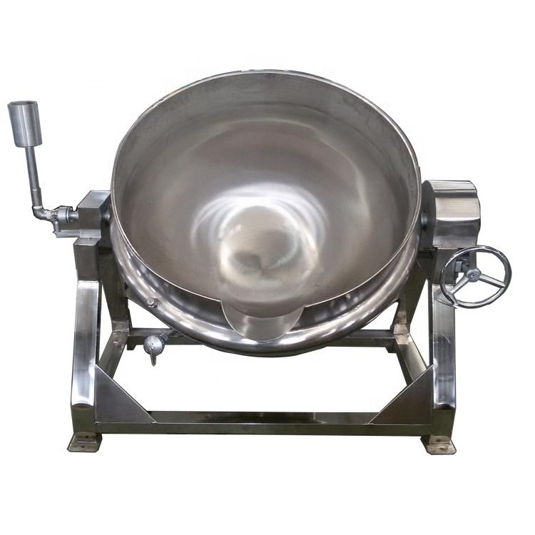 50-600L Industrial Stainless Steel Tilting Cooking Jacketed  kettle / Commercial Restaurant Soup Cooking Equipment