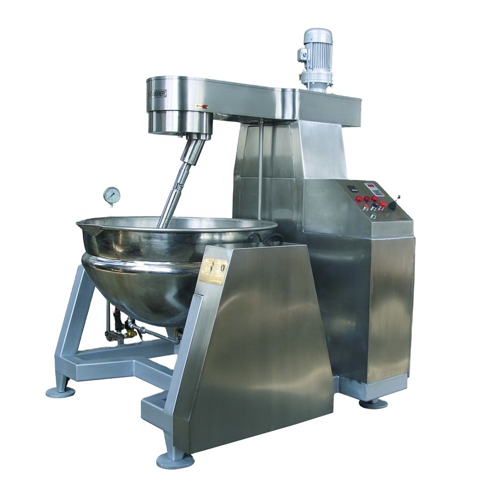 Automated steam jacketed kettle electric jacketed kettle  planet jacket kettle planetary mixer machine