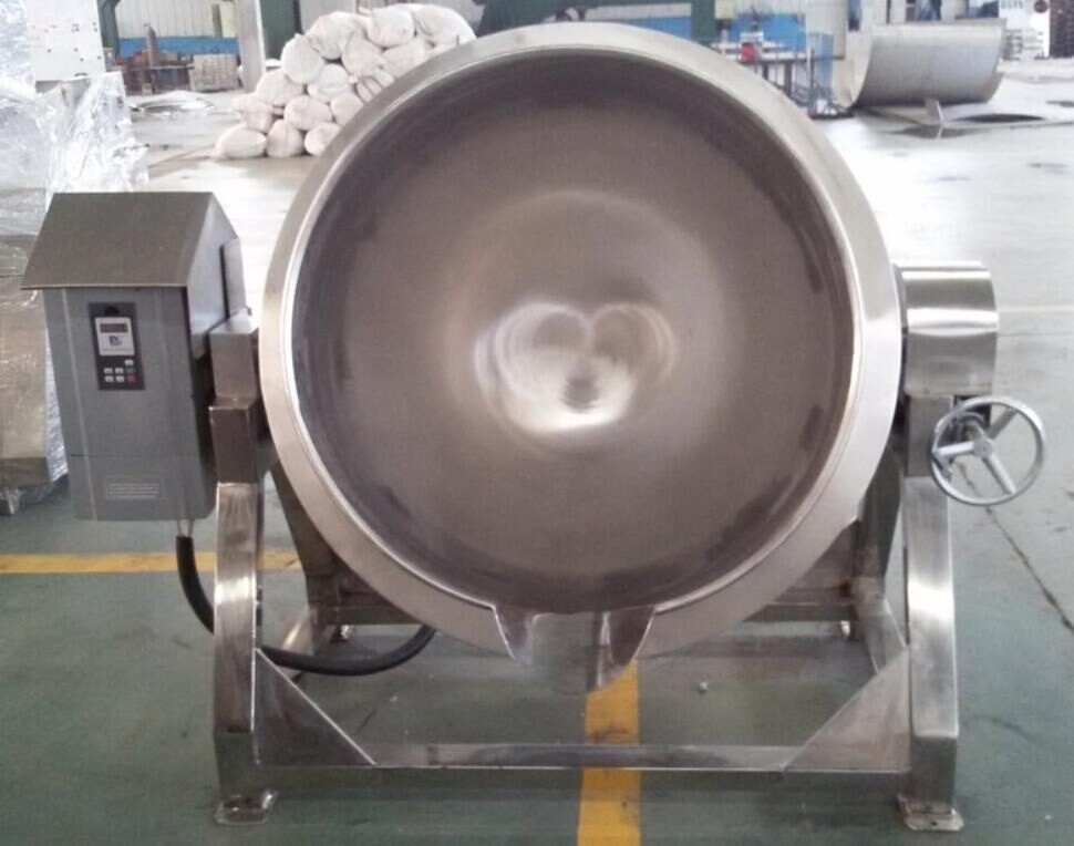 High-reliability Tiltable Cooked meat Congee bones Jacketed Kettle Industrial Kettle Stir Cooking Pot Strawberry Jam Cooking Pot