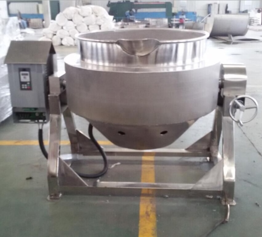 High-reliability Tiltable Cooked meat Congee bones Jacketed Kettle Industrial Kettle Stir Cooking Pot Strawberry Jam Cooking Pot