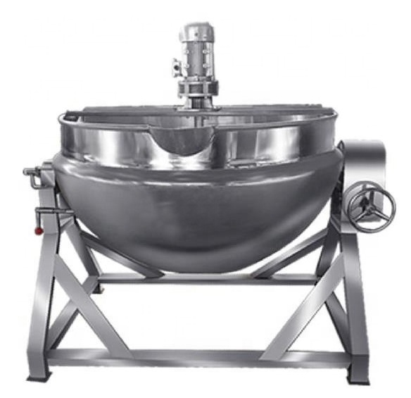 50-1000L cooking candy kettle with agitator  Steam /Gas /Electric jacketed kettle Porridge cooking pot with mixer jacket pot