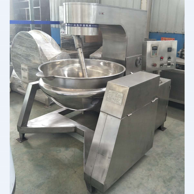 Large Capacity Processed sugar sauce Jacket Cooking Kettle Planetary cooking mixer machine Cooking Jacketed Kettle With Mixer