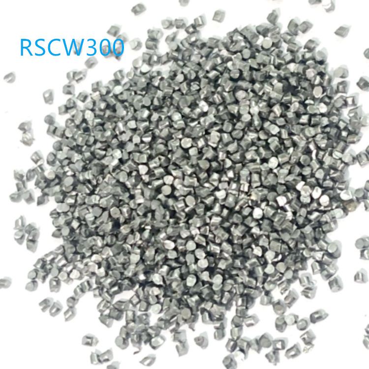 Heat Treatment High Density RSCW300 SAE 304 Stainless Steel Cut Wire Shot