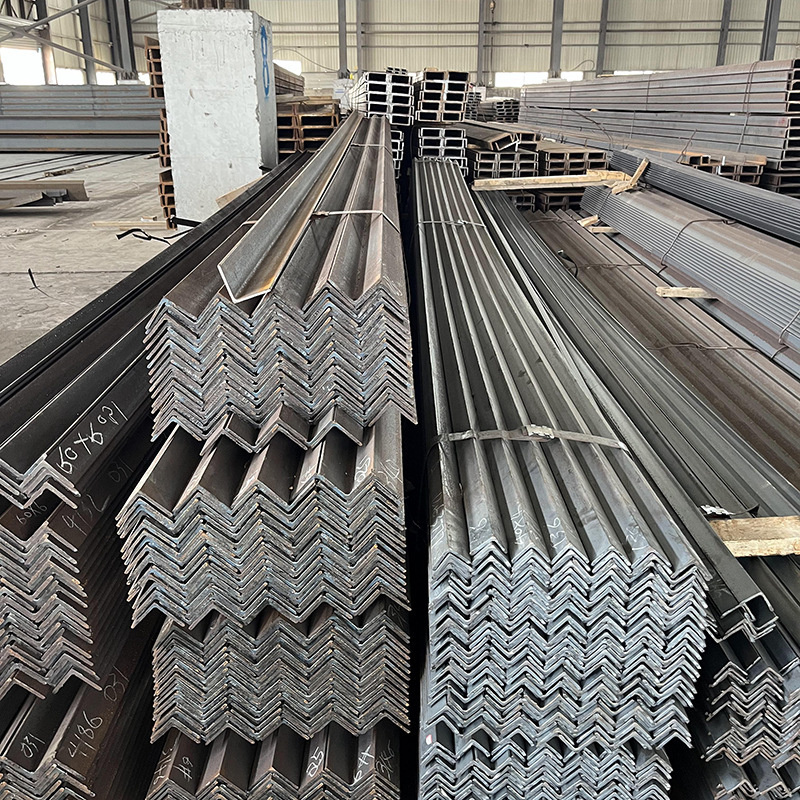 Angle steel standard 50x50 160x160 100x100mm galvanized punched steel slotted cold drawn angle steel