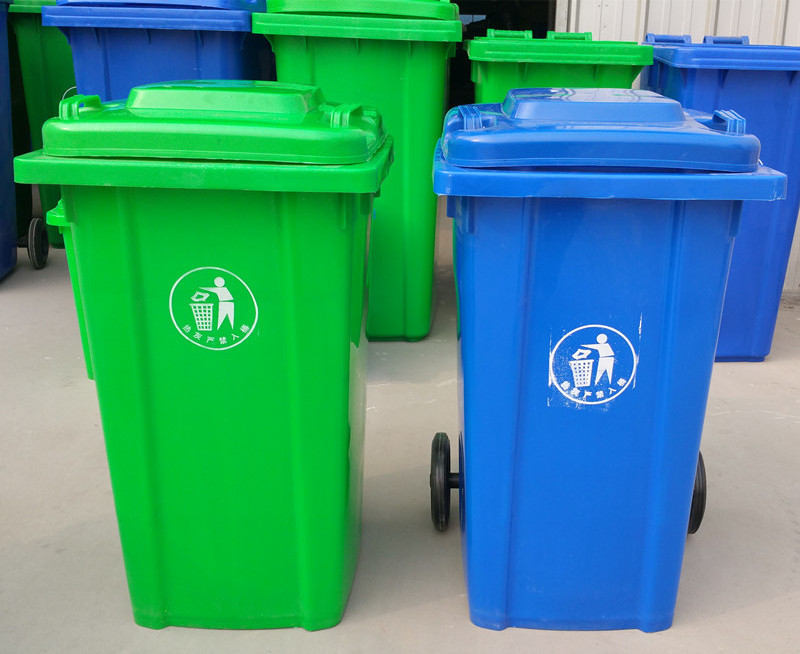 Factory Wholesale Wheelie Bin 100L Plastic Dustbin 100L  Garbage Containment With High Quality Wheels