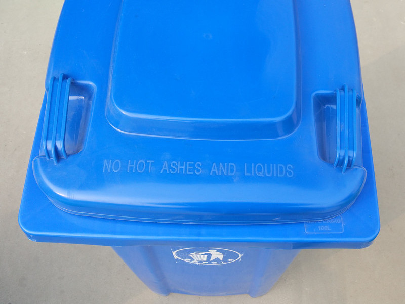 Factory Wholesale Wheelie Bin 100L Plastic Dustbin 100L  Garbage Containment With High Quality Wheels