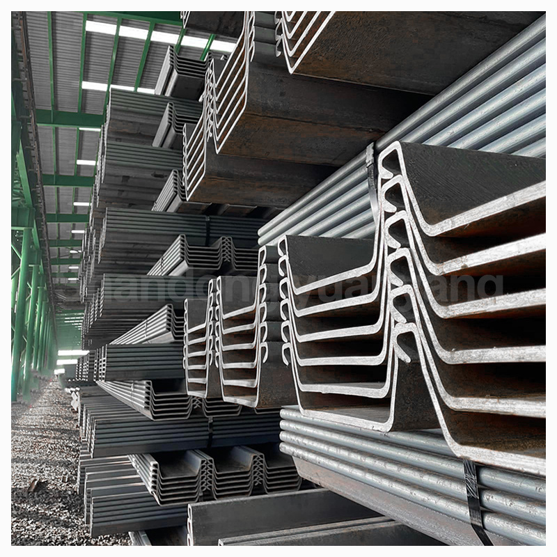 Zhongyu Competitive Price Corrugated 12m cofferdam Used z-shaped steel sheet pile