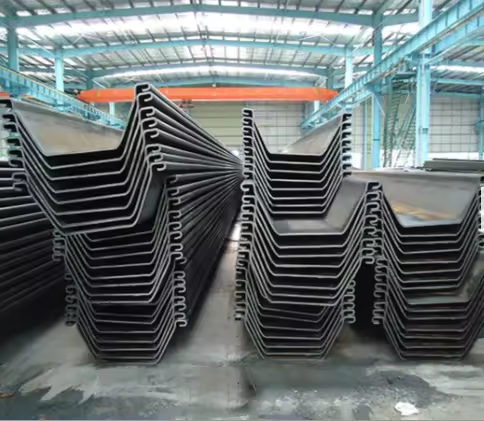 12m cofferdam Competitive Price Corrugated Used z-shaped steel sheet pile