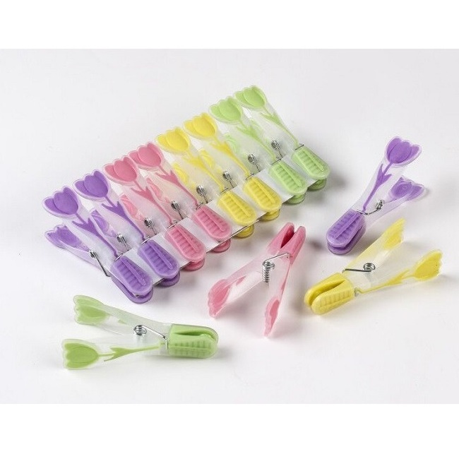 Hot sale leaf-shaped soft handle household air-drying plastic clothespin