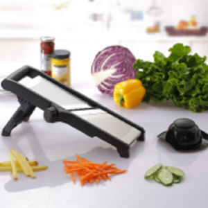 Kitchen adjustable stainless steel fruit and vegetable mandolin slicer