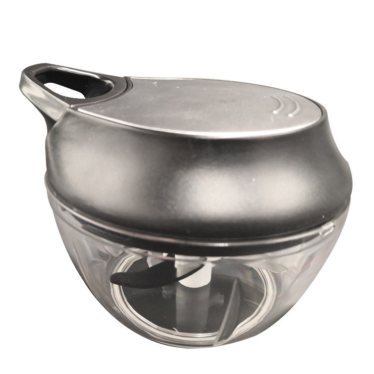 Food grade stainless steel kitchen accessories kitchen hand crank chopper manual pull chopper