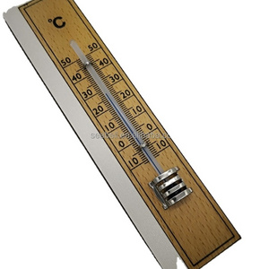 TH022W wholesale wooden mercury household indoor and outdoor thermometer