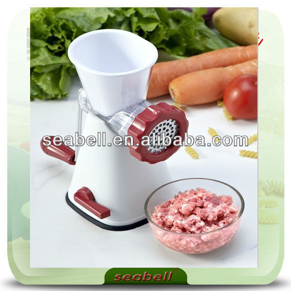 Hot-selling kitchen tools exquisite simple plastic manual meat grinder