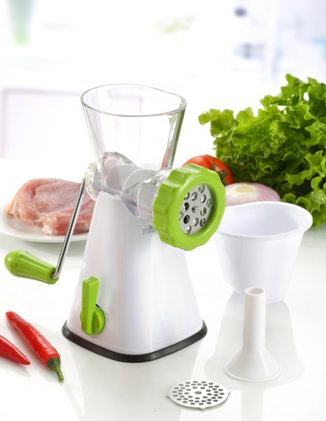 Hot-selling kitchen tools exquisite simple plastic manual meat grinder