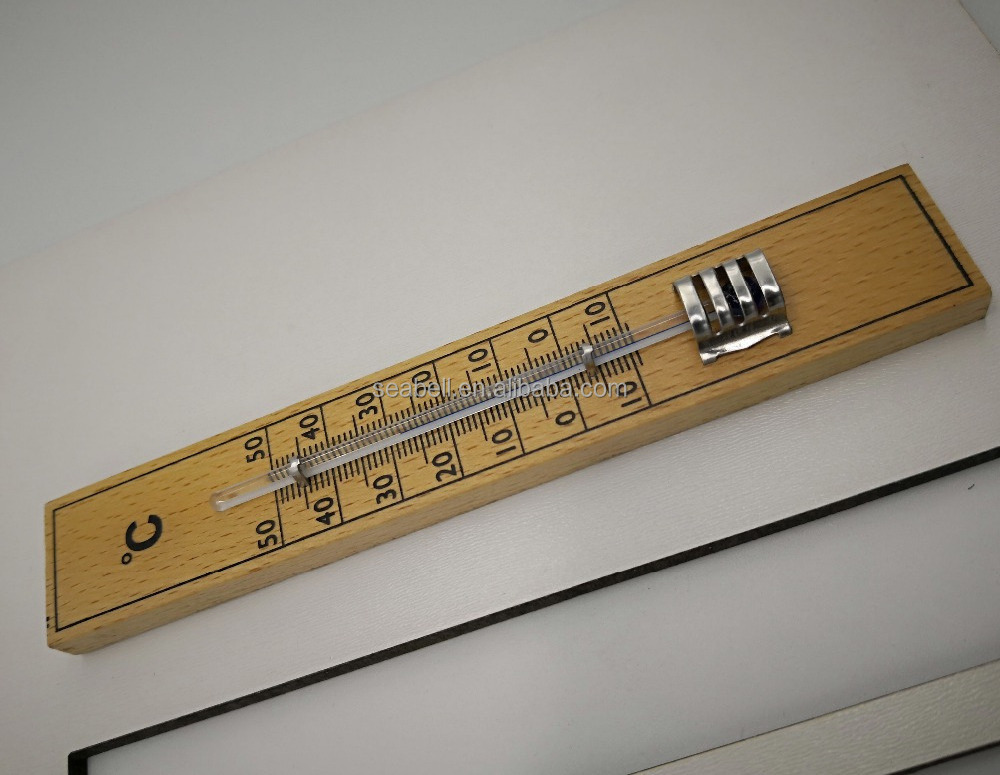 TH022W wholesale wooden mercury household indoor and outdoor thermometer