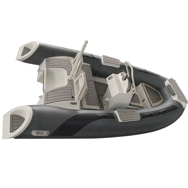 CE RHIB High Speed Folding Rib 380 Deep-v Aluminum Rigid Hull Inflatable Fishing Rowing Rib Boat for Sale