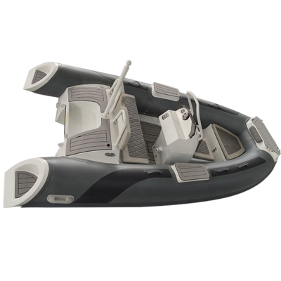 CE RHIB High Speed Folding Rib 380 Deep-v Aluminum Rigid Hull Inflatable Fishing Rowing Rib Boat for Sale