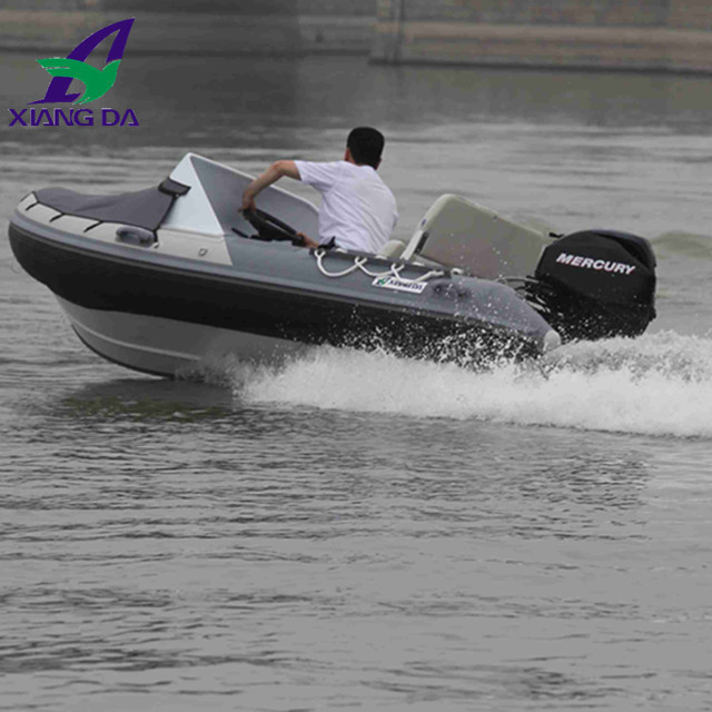 Made-in-China Factory Price  High Speed rib Boat with Outboard Motor jet boat engine sale small fiberglass boat